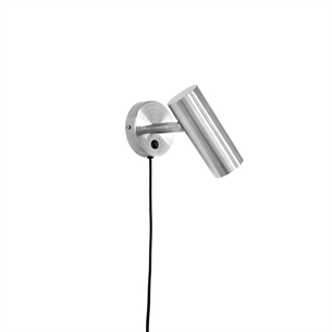 Paris Væglampe, metal, sølv