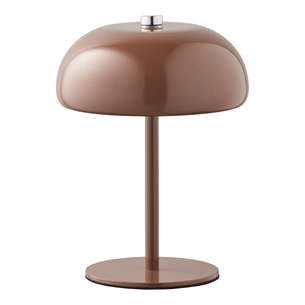 Margate Bordlampe, genopladelig, metal brun