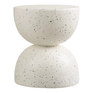 Bonita, Side-havebord, fiverclay, terrazzo looke