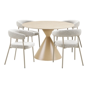 Annecy og Trivio Spisebordssæt, sand