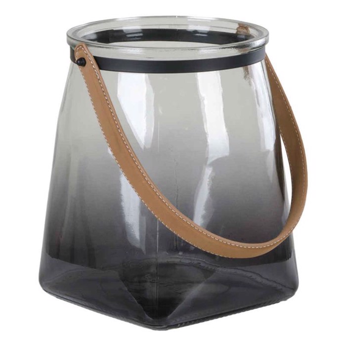 Glas lanterne - LILLE - MåL: Ø12 x H18 cm.