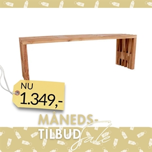 Benidorm Bænk - 140 x 35 x h45 cm.