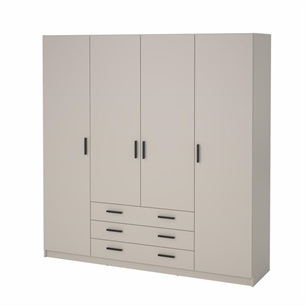 Sprint Garderobeskab 4 låger + 3 skuffer - Cashmere