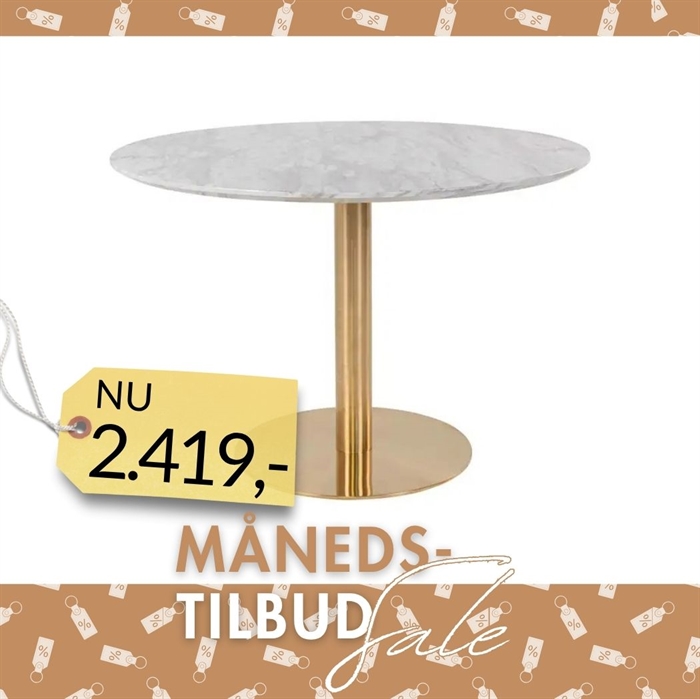 Bolzano rundt spisebord - Ø: 110 cm. 