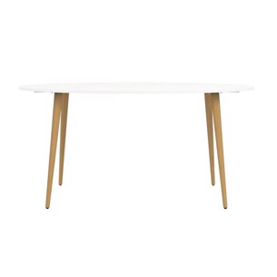 Oslo Spisebord - Eg/hvid - L:160 x B:80 cm. Højde 75 cm.