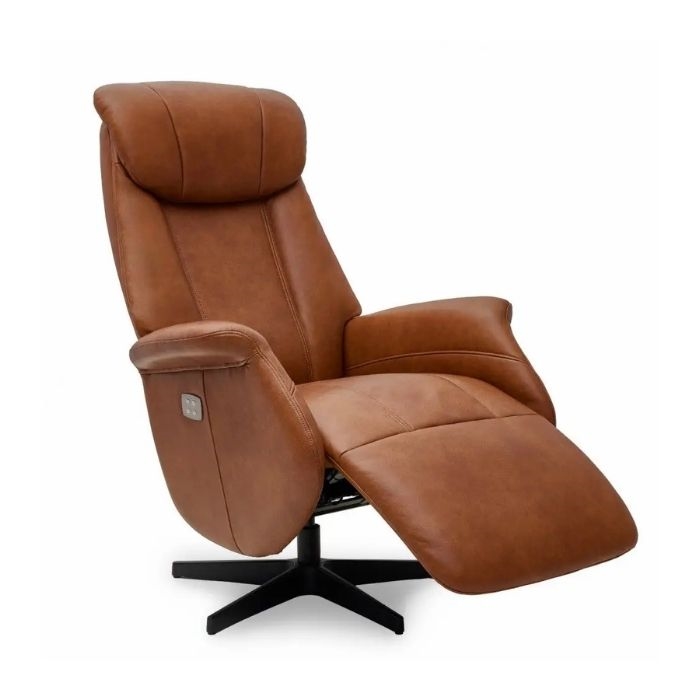 Bonanza lænestol med 2 motor. Cognac
