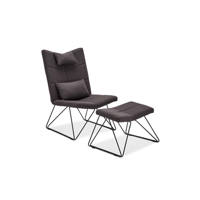 Como Lounge Chair - Sort