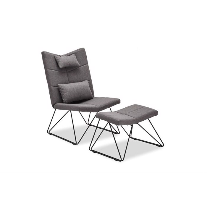 Como Lounge Chair - Grå