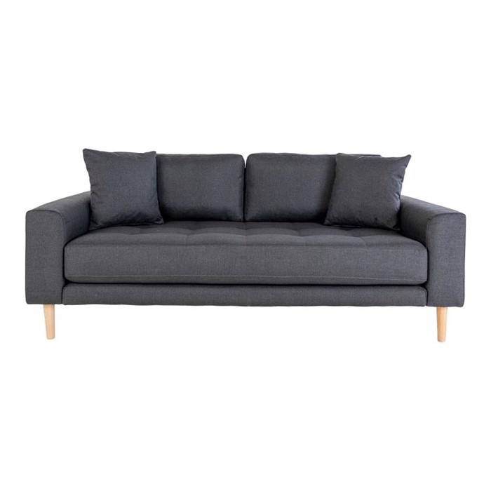 Lido 2,5 Personers Sofa - Mørkegrå