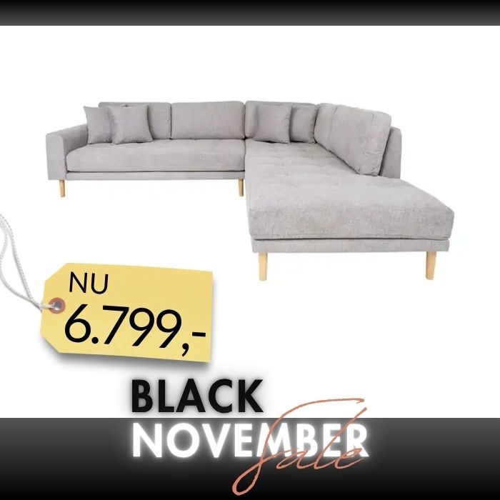 Lido Hjørnesofa Åben Ende - Højrevendt 