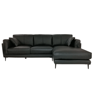 Salina - Chaiselong sofa i ægte læder 