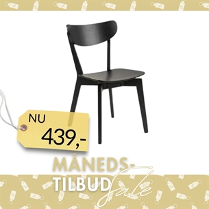 Roxby Spisebordsstole | Sort