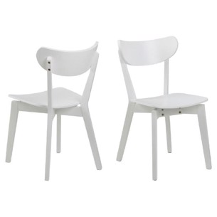 2 stk Roxby Spisebordsstole | Hvid