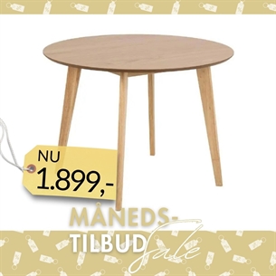 Roxby spisebord - Ø 140 cm. - Eg
