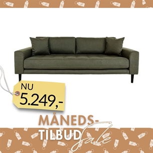 Lido 3 Personers Sofa - olivengrøn 