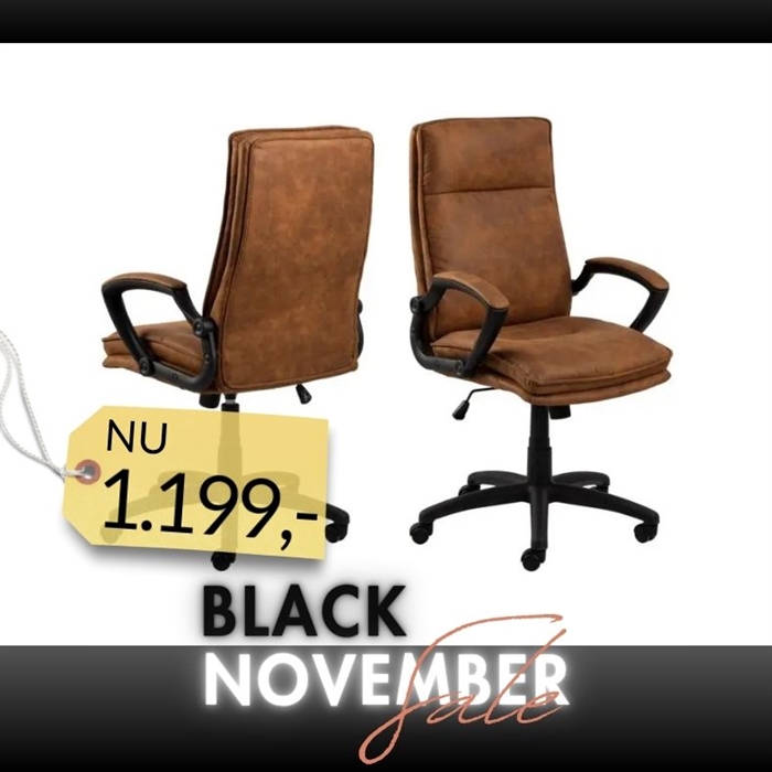 Brad skrivebordstol, Cognac