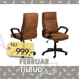 Brad skrivebordstol, Cognac