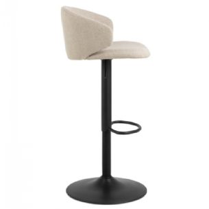 Ella Barstol - Beige med Sort Stel