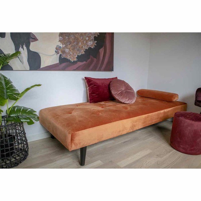 Daybed i velour. 