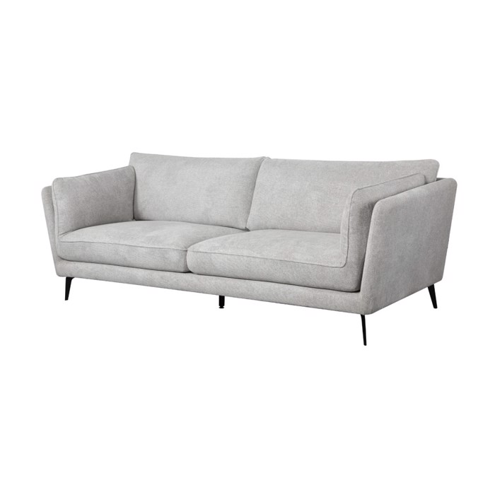 Bari 3-pers sofa - grå stof