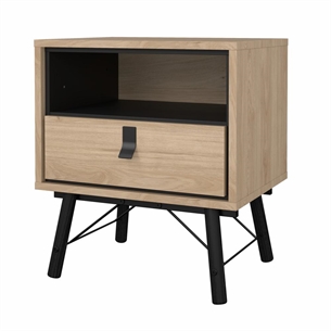 Ry Natbord 1 skuffe -  Jackson Hickory