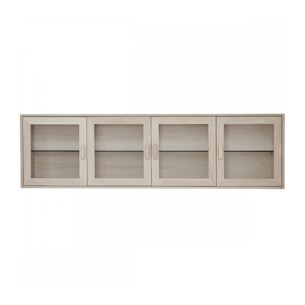 Porto væg hænge vitrine, en perfekt kombination af stil og funktionalitet. Fremstillet i hvid-oli